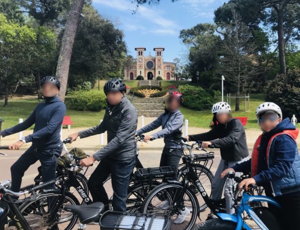 "du Pyla à la ville d'hiver" à vélo