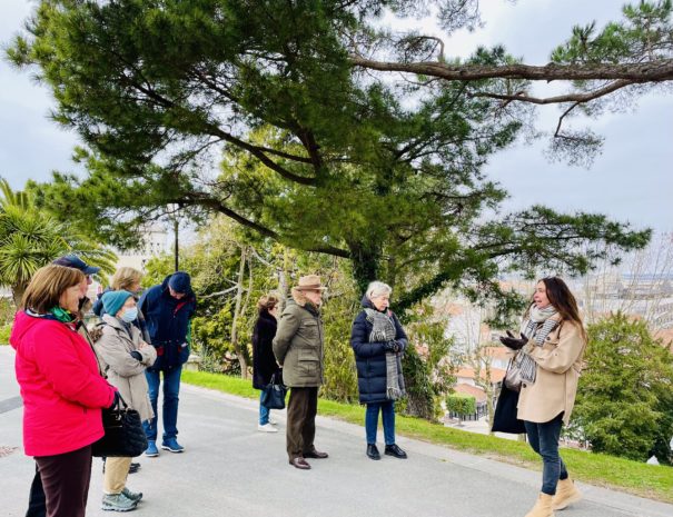 visite de la ville d'hiver petit groupe