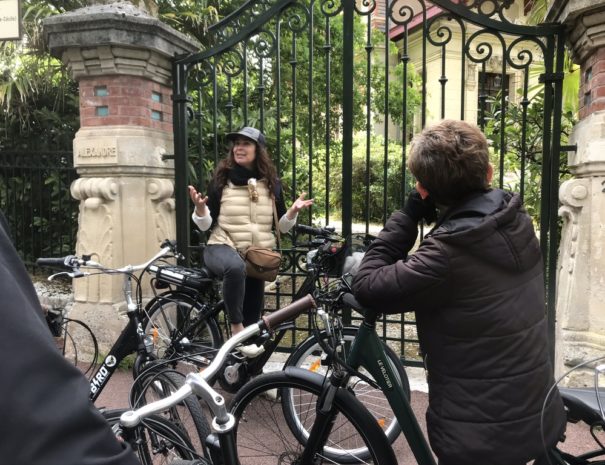 visite privée ville d'hiver à vélo